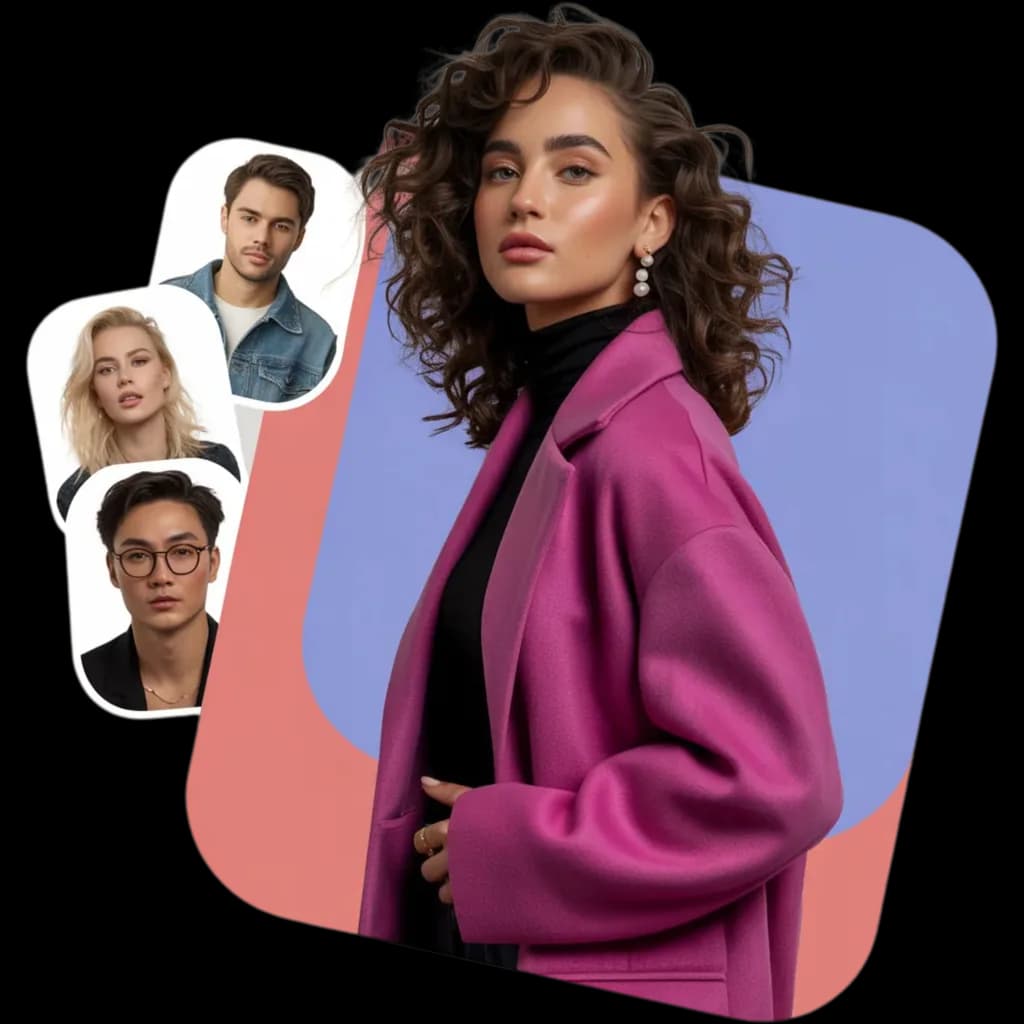 Add a Model - Upload your photo or select a digital model